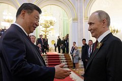 Си Цзиньпин и Владимир Путин
