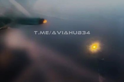 Запуск баллистической ракеты «Искандер-М» сняли на видео из кабины истребителя