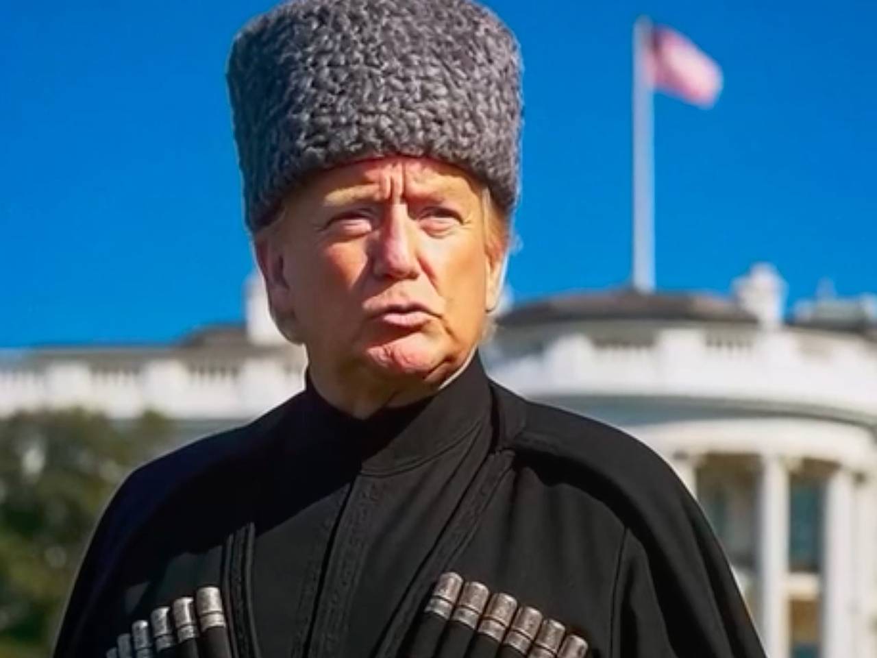 Кадыров показал на видео переодетого в чеченца Трампа: Политика: Россия:  Lenta.ru