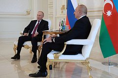 Владимир Путин и Ильхам Алиев