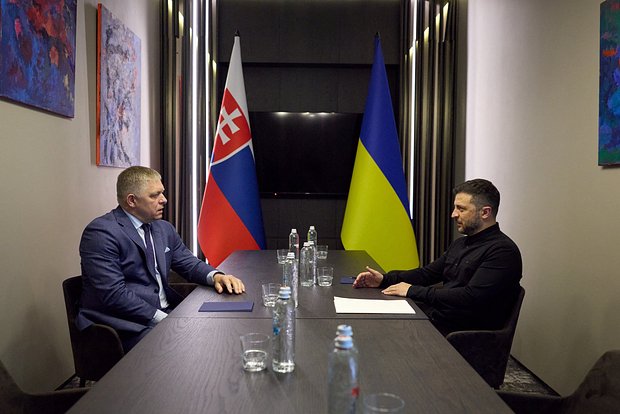 Роберт Фицо и Владимир Зеленский
