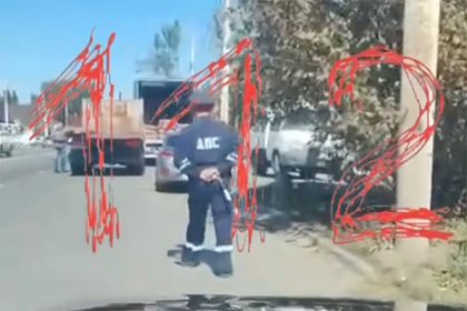 Проверявший на трассе машины российский полицейский оказался ряженым