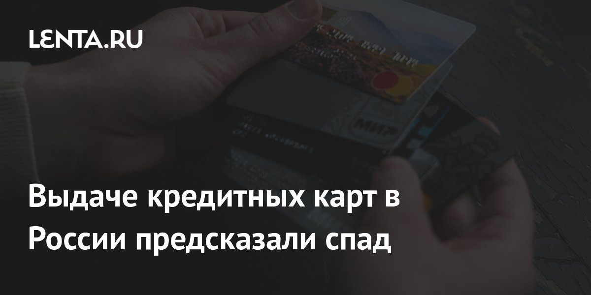 Выдаче кредитных карт в России предсказали спад