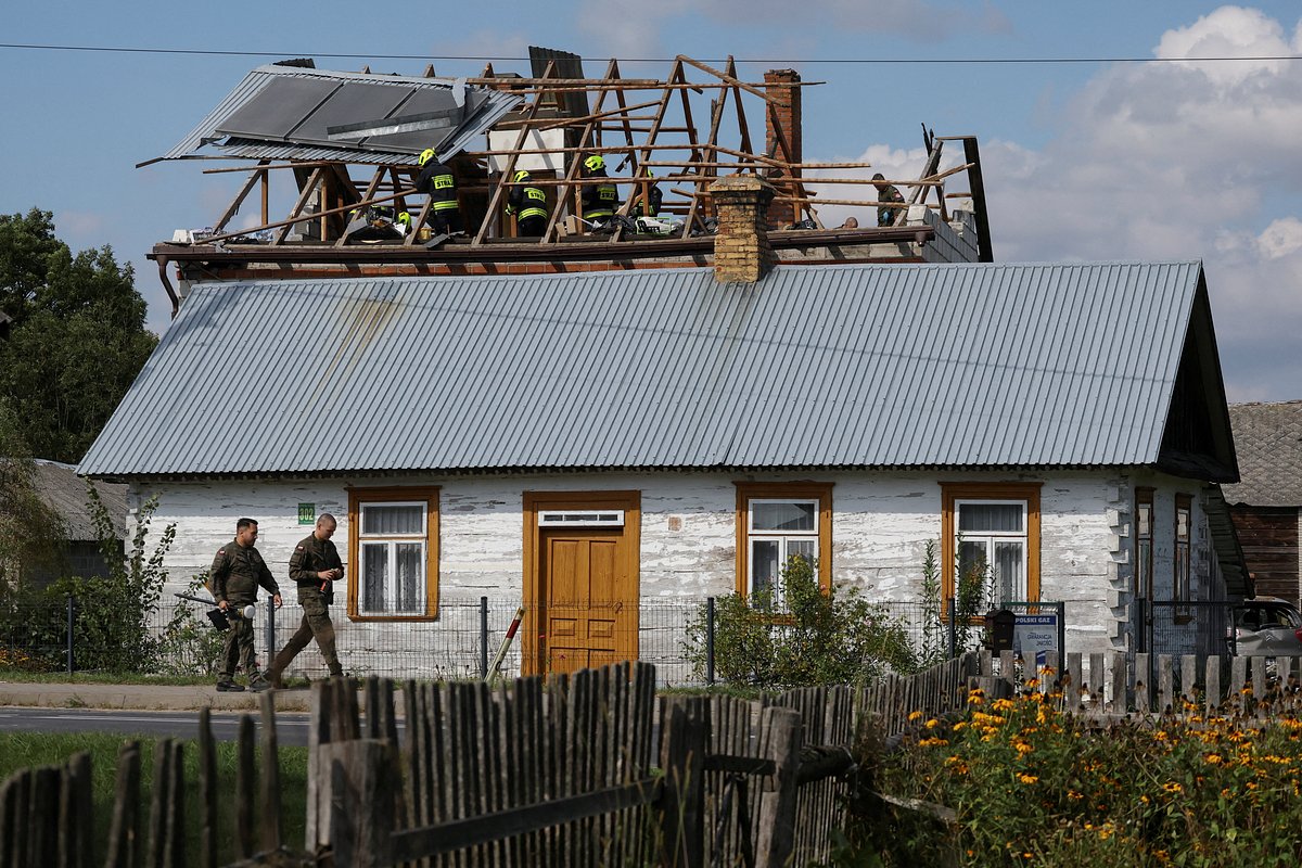 Последствия инцидента с дронами в Вырыки-Воле, Люблинское воеводство, Польша, 10 сентября 2025 года