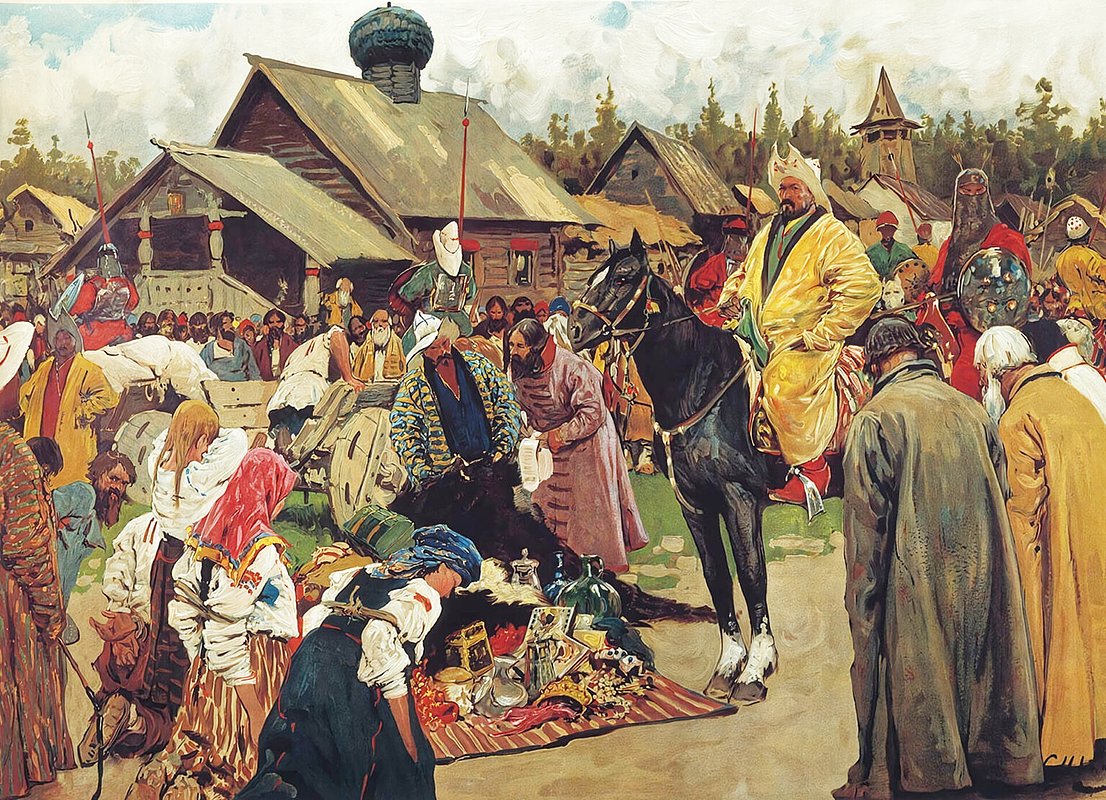 Картина Сергея Иванова «Баскаки»