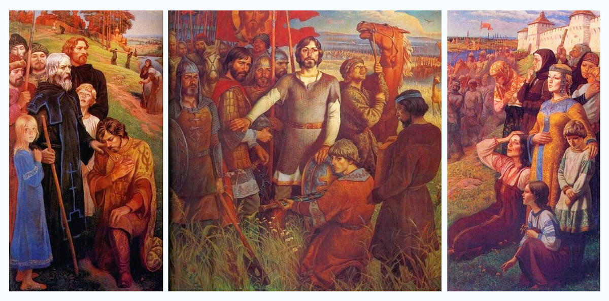 Триптих Юрия Ракши «Поле Куликово»
