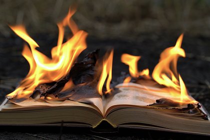Мужчина поджег в библиотеке несколько книг из-за искажения истории