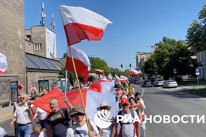 В Варшаве начался марш против втягивания Польши в боевые действия на Украине