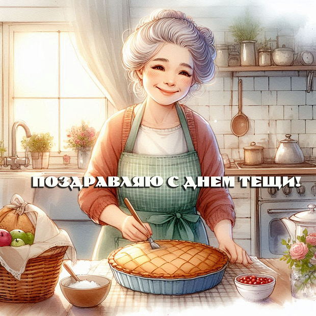 Красивая картинка на День тещи

