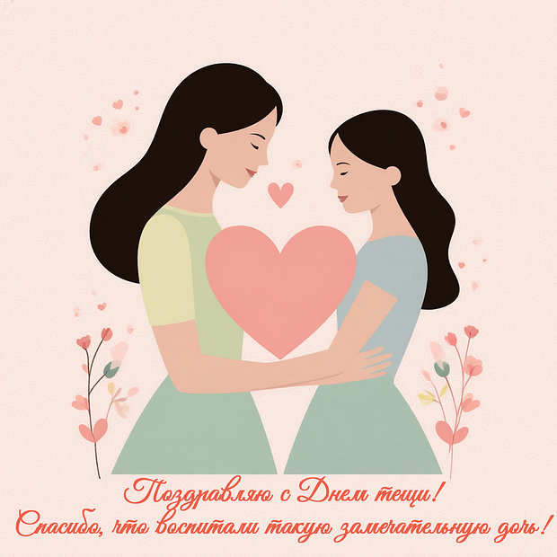 Открытка с Днем тещи от зятя
