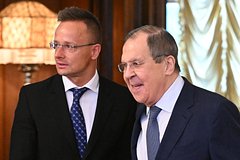 Петер Сийярто и Сергей Лавров