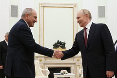 Никол Пашинян и Владимир Путин