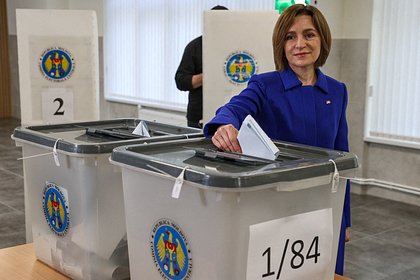 Санду заявила о коррупции на выборах в Молдавии
