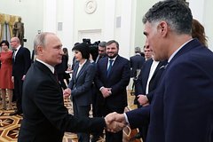 Владимир Путин и Тигран Кеосаян