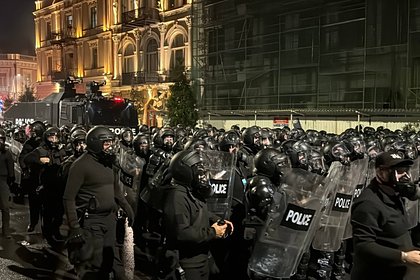 Названо количество задержанных на протестах в Грузии