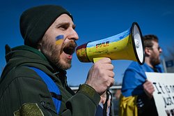 Представители украинской диаспоры в Эдмонтоне, Канада