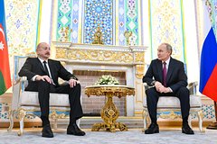 Ильхам Алиев и Владимир Путин