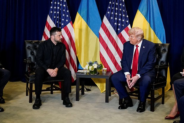 Владимир Зеленский и Дональд Трамп