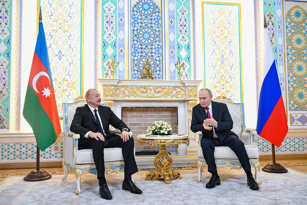 Ильхам Алиев и Владимир Путин
