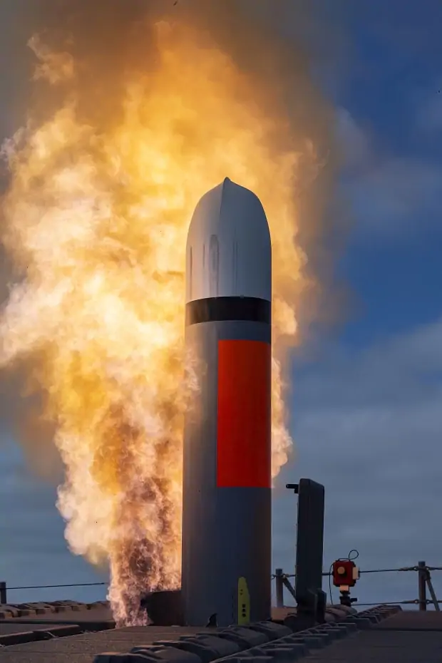 Запуск Tomahawk с морского носителя