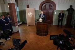 Объявление лауреата Нобелевской премии мира 2025