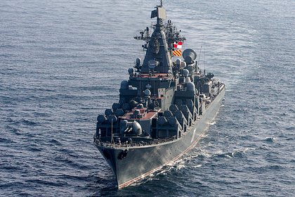 В США поздравили американский флот фотографией российского ракетного крейсера