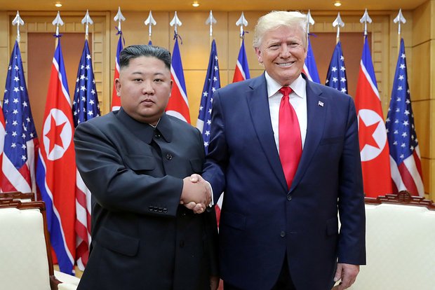 Ким Чен Ын и Дональд Трамп
