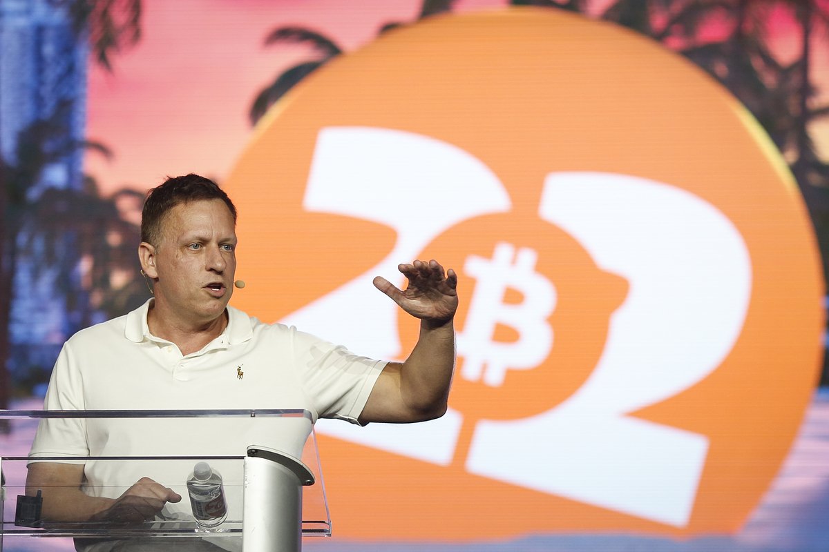 Выступление Питера Тиля на конференции Bitcoin, 2022 год