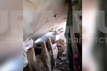 В российском городе в 62-летнем доме рухнул потолок