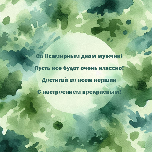 Картинка со стихами на День мужчин