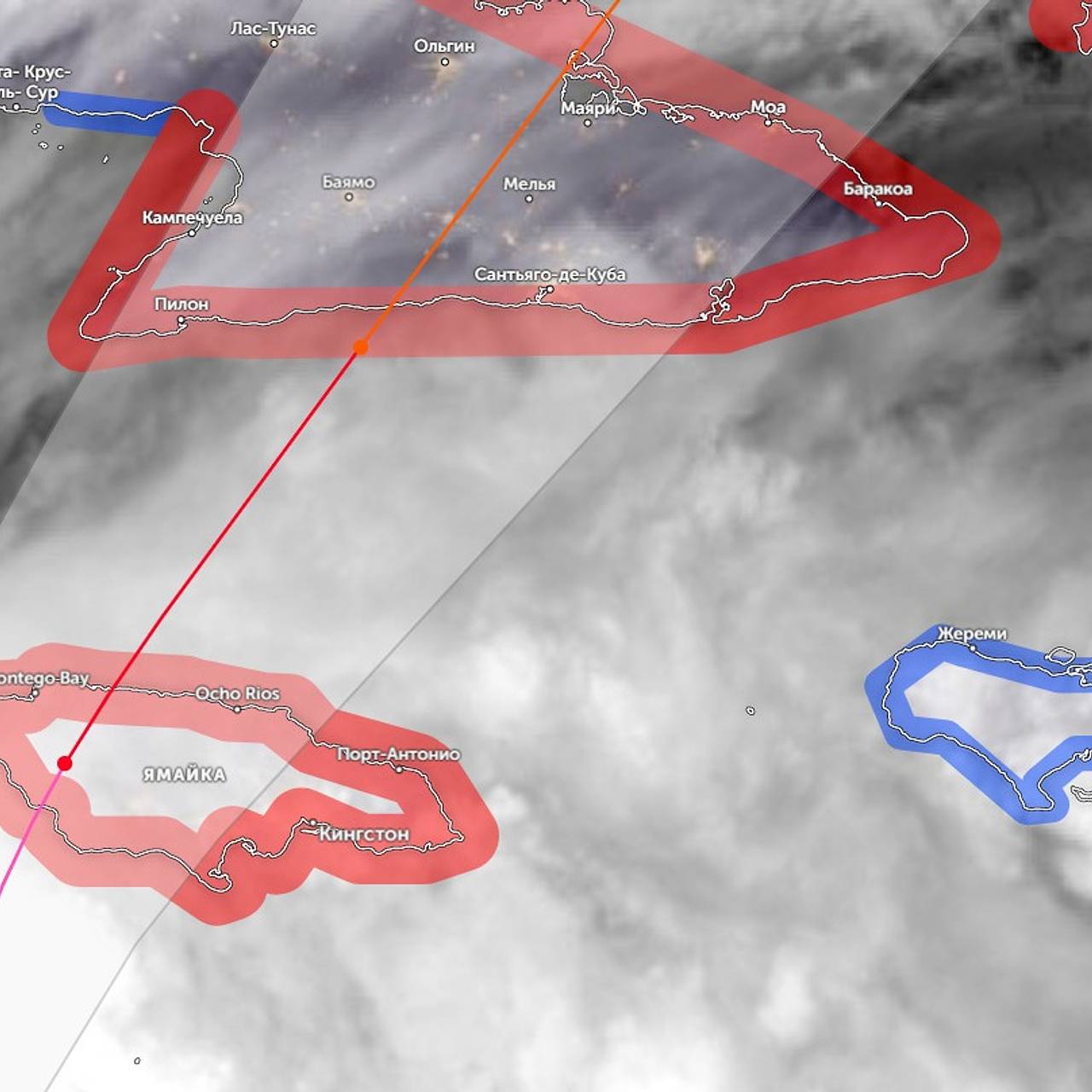 Катастрофический ураган &laquo;Мелисса&raquo; накроет страны Карибского бассейна