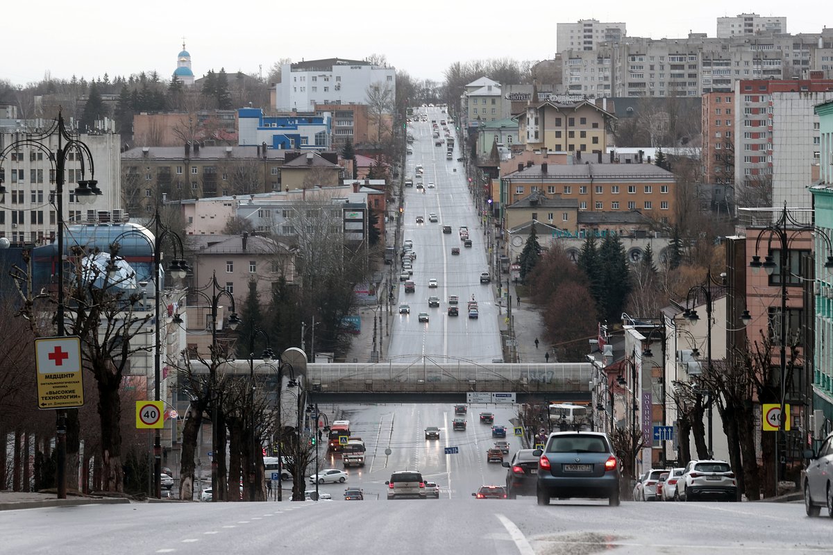 Вид на улицу Дзержинского в Курске