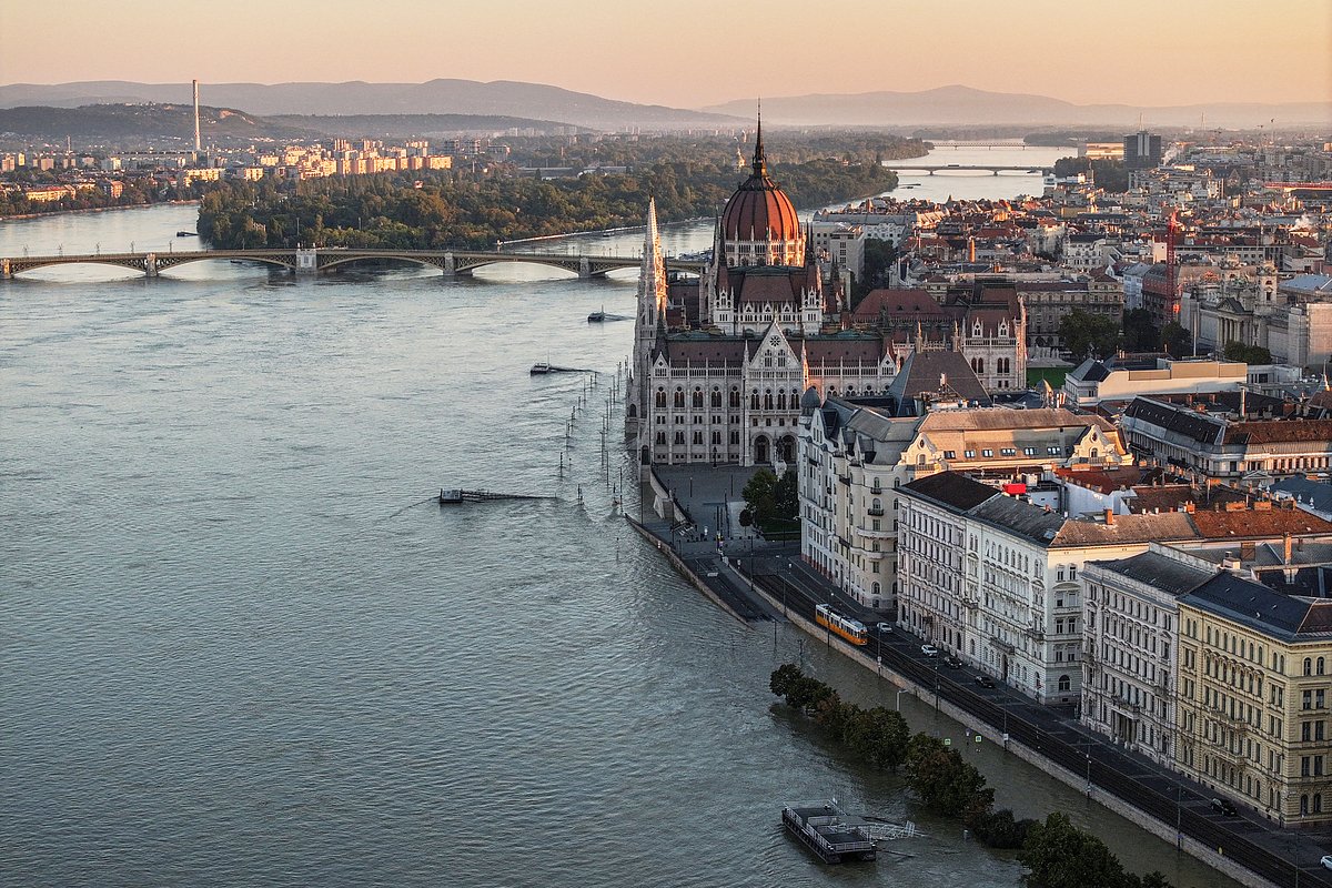 Вид на Будапешт, Венгрия, 22 сентября 2024 года