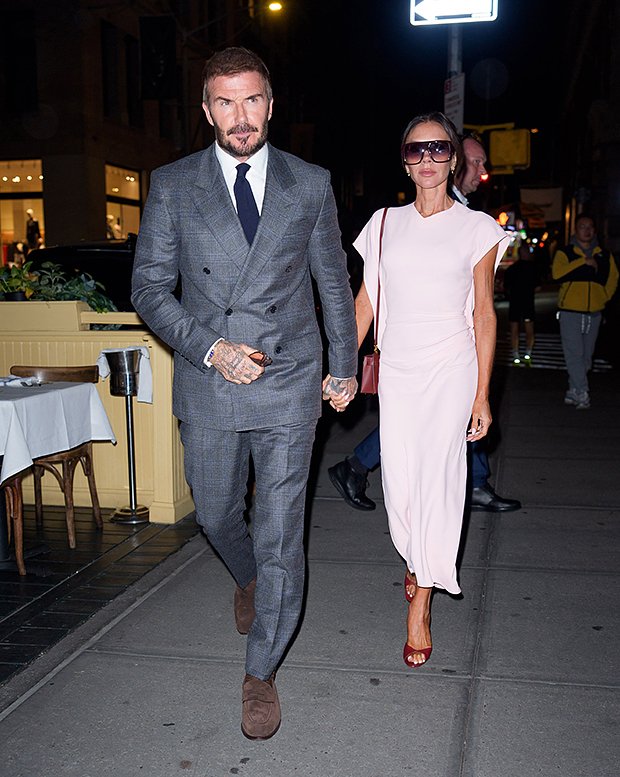 Celebrity Sightings In New York City - October 15, 2025
NEW YORK, NY - OCTOBER 15: Victoria Beckham and David Beckham are seen on October 15, 2025 in New York City. (Photo by XNY/Star Max/GC Images)