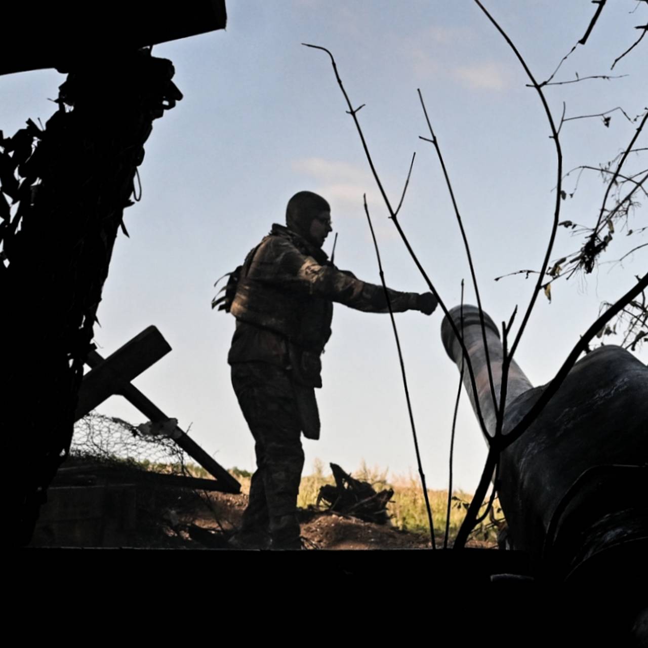 ВС России сбили над Авдеевкой тяжелый ударный дрон ВСУ