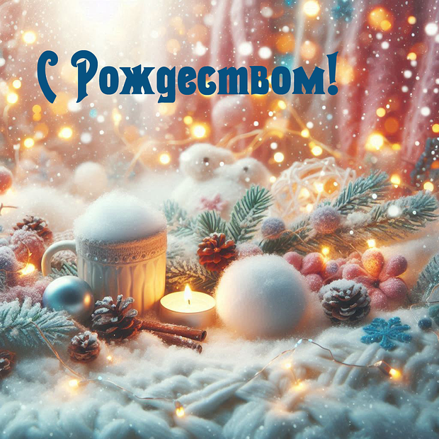 Красивая картинка на католическое Рождество