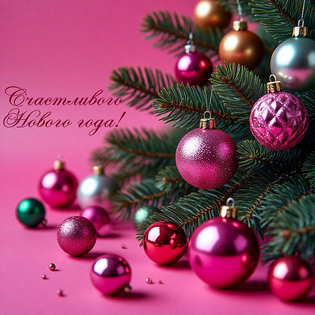 Открытка с Новым годом

