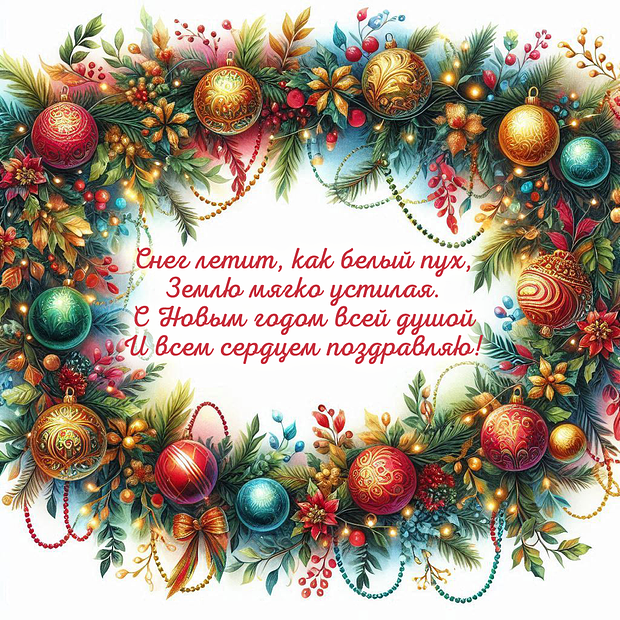 Стихи с поздравлением на Новый год