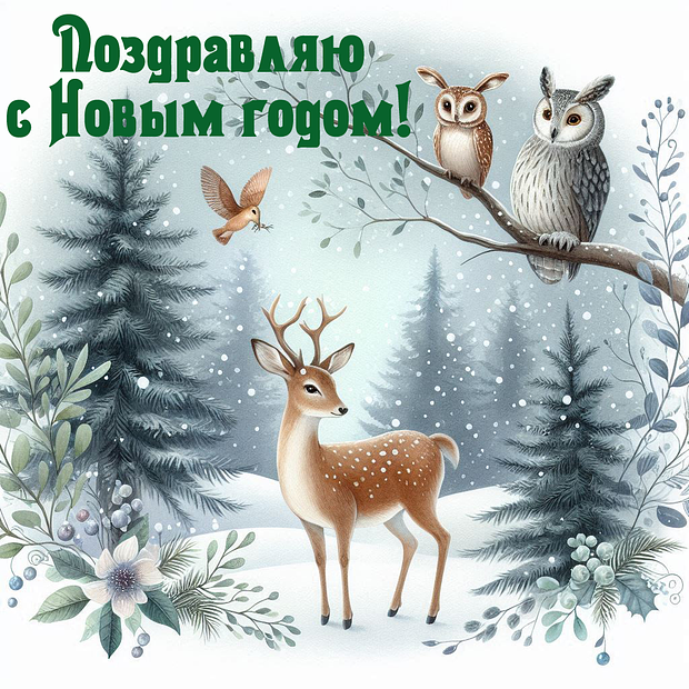 Красивая картинка с Новым годом 