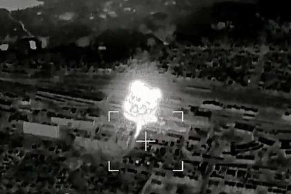 Появилось видео удара полуторатонной ФАБ вблизи окруженного Купянска