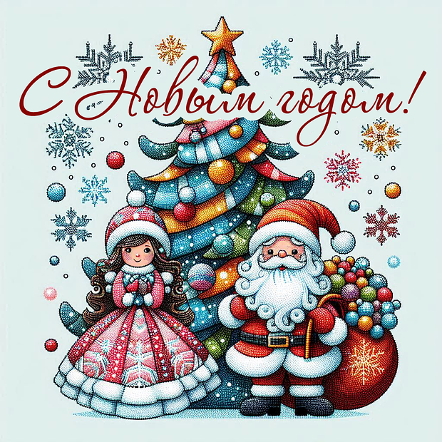 Бесплатная открытка с Новым годом