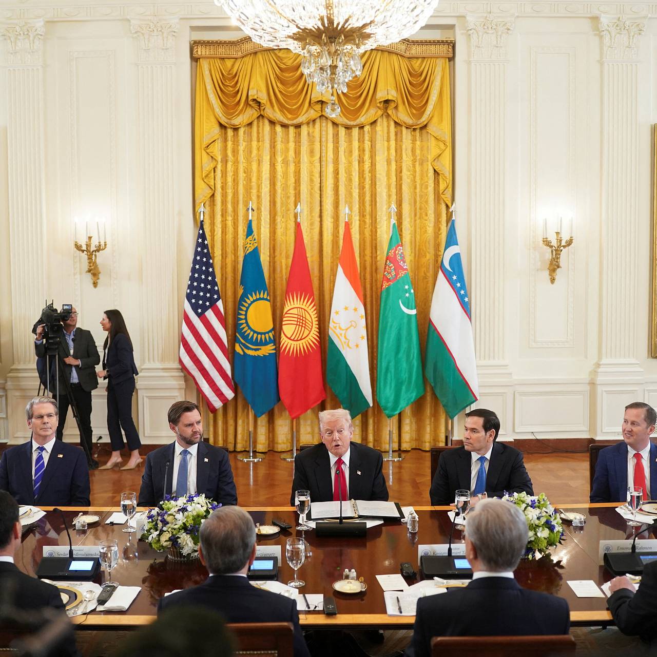 Трамп встретился с президентами пяти постсоветских стран