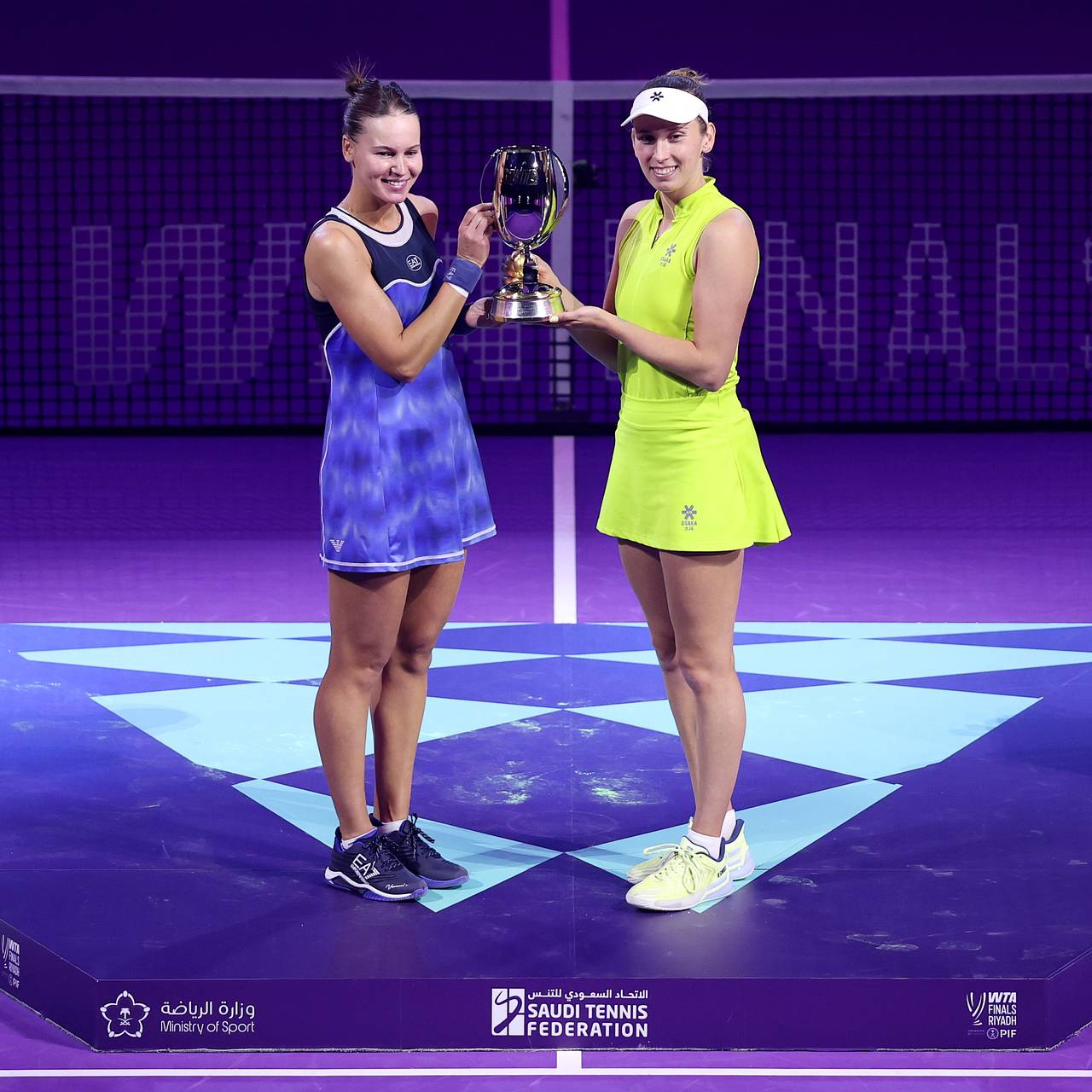 Российская теннисистка выиграла парный Итоговый турнир WTA