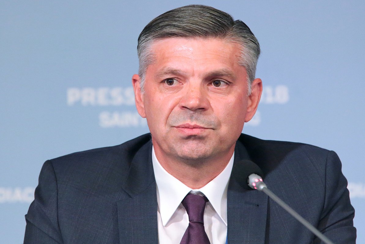 Сергей Серезлеев на пресс-конференции, посвященной открытию Городского пресс-центра Санкт-Петербурга