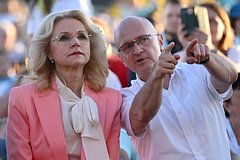 Татьяна Голикова и Сергей Кириенко