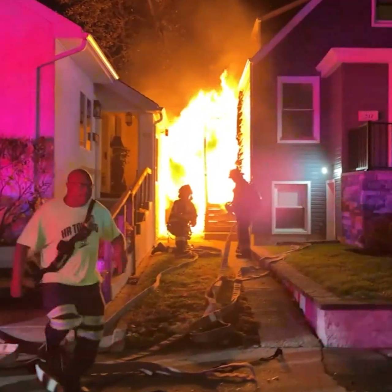 Маленькая собака спасла семью из горящего дома