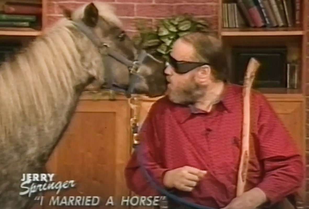 Гость «Шоу Джерри Спрингера» Марк и его пони
