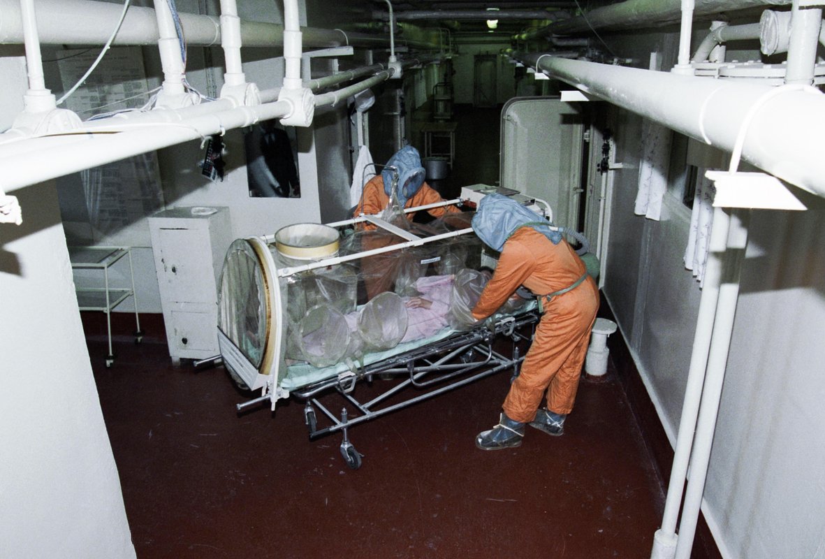 Доставка больного сибирской язвой, 1979 год.