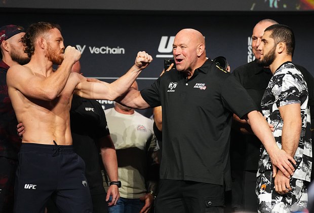 Джек Делла Маддалена (слева) и Ислам Махачев