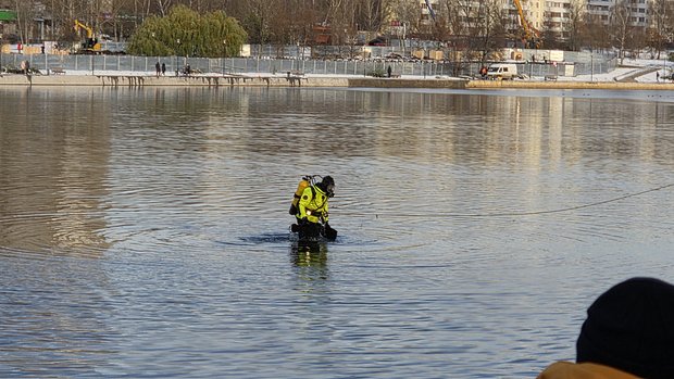 Следственные действия на месте обнаружения головы ребенка